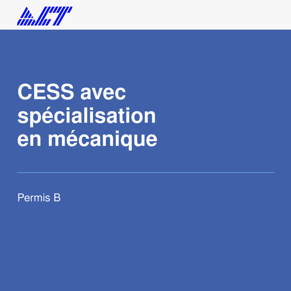 Vous possédez un CESS avec spécialisation en mécanique et un permis de conduire B ? Ces qualifications sont obligatoires pour postuler au poste de Technicien Contrôle Technique chez AUTO CONTROLE TECHNIQUE SA. ACT recherche des profils motivés pour renforcer ses équipes à Schaerbeek et Haren et mettre leur savoir-faire mécanique au service du contrôle des véhicules.