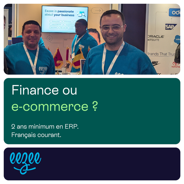 Tu possèdes une expertise en Finance ou en e-commerce, au moins deux ans d’expérience en analyse métier ou en consultance ERP et tu parles couramment français ? Eezee Maroc recherche ce profil pour son poste de Consultant Odoo confirmé à Casablanca. Une expérience dans l’environnement Odoo constitue un atout.